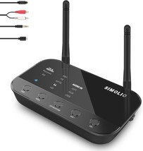 Simolio Bluetooth Transmitter Receiver For Tv Home Stereo, Aptx Low Late... - $55.98