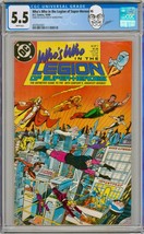 George Perez Collection Copy CGC 5.5 Who&#39;s Who in the Legion of Super-Heroes #2 - £77.89 GBP