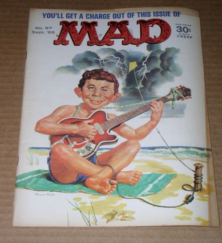 Mad Magazine Vintage 1965 No. 97 Alfred E Neuman VG++ - $24.99