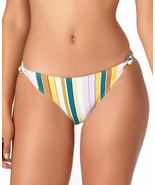 ANNE COLE STUDIO Knot-Side Striped Hipster Bikini Bottoms NWT SMALL - £9.45 GBP