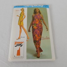 Simplicity 9415 Sewing Pattern Cover Up Mini Maxi Super Jiffy Sz 12 14 Med Vtg - £6.18 GBP