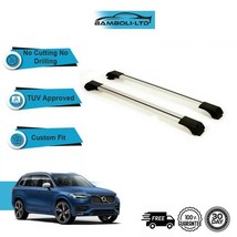 Fits Volvo XC90 2003-2015 Roof Rack Cross Bars Rails Alu Grey Set Durable - $122.17