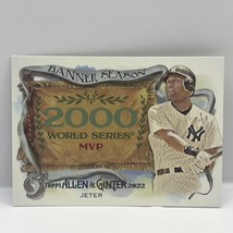 2022 Topps Allen &amp; Ginter Derek Jeter Banner Season BS-37 New York Yankees - £1.57 GBP