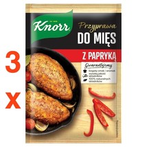 Knorr Do Mies meat seasoning packet with PAPRIKA 3pc./3 x 23g FREE SHIPPING - £8.14 GBP