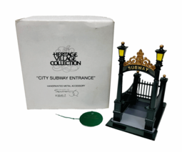 Dept 56 Heritage Village City Subway Entrance #5541-7 Christmas in the C... - $34.97