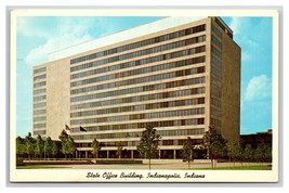 State Office Building Indianapolis Indiana IN Chrome Postcard H30 - £1.51 GBP