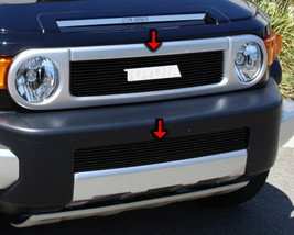 For 2007-2014 FJ Cruiser GrillCraft Black Billet Grille Bar 2PC Insert Set - £78.60 GBP