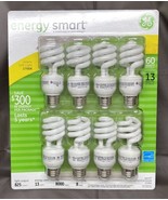 GE 13-Watt Energy Smart Fluorescent Spiral Light Bulbs 8 Pack 60 Watt 31064 - £29.57 GBP