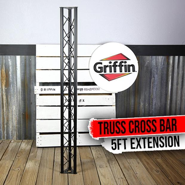 Triangle Truss Segment Extension by GRIFFIN | 5Ft Extra Trussing Section for DJ