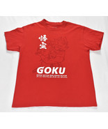 Dragon Ball Z  Goku Super Saiyan God Graphic Anime Tee Men Shirt Large Red - $33.83 CAD