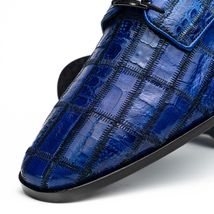 Dress Shoes Animal Skin Oxford Asti Electric Blue image 2