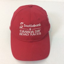 Scotiabank Canada Day Road Races Bushtukah Run Ottawa Red Baseball Cap  - £14.22 GBP