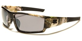 New Camouflage Mens Shield Mar Wrap Green Camo Sunglasses Gray Lens 8X2577 2 - £11.17 GBP