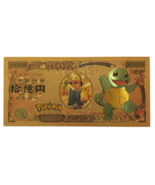 Squirtle Gold Colored Metal Novelty Art Collectible Pokemon Bill - $12.99