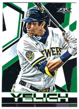 2021 Topps Fire #166 Christian Yelich Milwaukee Brewers - £1.55 GBP