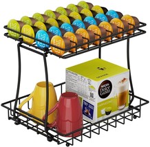 2 Tier Coffee Pod Holders, Coffee Storage Holder for Counter 28 Pod Pack... - £14.68 GBP