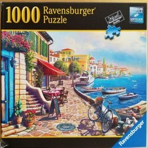 Ravensburger Sunny Embankment 1000 Piece Jigsaw Puzzle 82011 Sealed 27 X 20 - £15.69 GBP