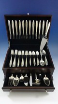 Gossamer by Gorham Sterling Silver Flatware Service For 12 Set 70 Pieces Modern - £3,161.49 GBP