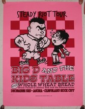 Big D And The Kids Table Poster Silkscreen Signed And Numbered - £42.99 GBP