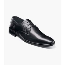 Stacy Adams Giorgetti Plain Toe Oxford Shoes Leather Black 25781-001 image 2