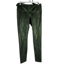 Womens High-Waisted Green Leggings Size M - £17.86 GBP