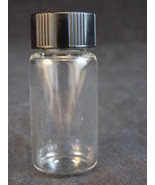 100 NEW SMALL GLASS VIALS w/ Screw Top 6ml GLASS Shorty Bottle NOS 1.5 Dram - $69.30