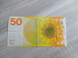 Dutch banknote 50 gulden &#39;Sunflower&#39;, 1982 (Netherlands, guilder) - $37.50