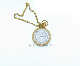 Vintage Pocket Watch with Chain for Men Women, Elegant Decorative Pocket Watches - £15.86 GBP