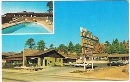 Postcard Western Hills Motor Hotel Restaurant Flagstaff Arizona - £3.86 GBP