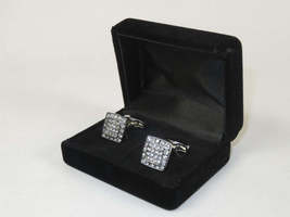 Men J.Valintin Cufflinks by Vitorofolo for French Cuff Shirt V39-68 Silver image 3
