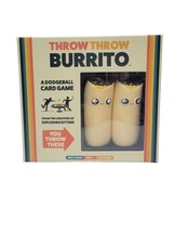 NEW Throw Throw Burrito Dodgeball Card Party Game By Exploding Kittens Creator - £7.63 GBP