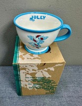 New in Box Starbucks Holiday 2007 Coffee Tea Mug Cup JOLLY - Blue - $14.84
