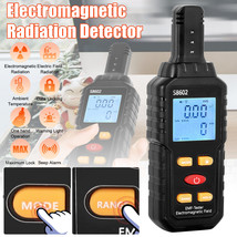 Lcd Radiation Detector Dosimeter Emf Meter Electromagnetic Tester Geiger... - $34.19