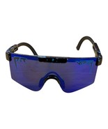 Kids 6-12 Pit Viper Sunglasses Blue Youth Running Boys Girls Ages Years Old - $49.44 CAD