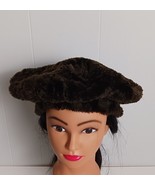 Vintage Beret Hat 100% MODACRYLIC Women&#39;s Brown - $530.18 MXN