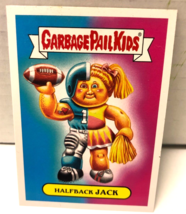 Garbage Pail Kids HALFBACK JACK 6b of 9 Card - $4.95