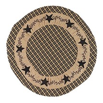 Round Star table Mat - 14 inch - $18.99