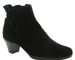 MUNRO &#39;Alfie&#39; Black Suede Scrunch heel Comfort Bootie 9.5 M - $49.46