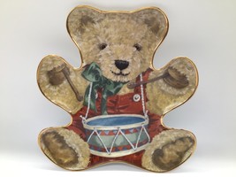 Franklin Mint Little Drummer Bear Plate Limited Edition 8.25” Porcelain ... - $12.86