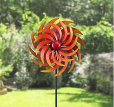 Metal Garden Wind Spinner Windmill Kinetic Sculpture Yard Outdoor Decor Large 75 - £47.56 GBP