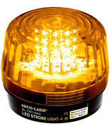 Seco-Larm SL-1301-SAQ/A Amber Lens Strobe Light, 10 Vertical LED Strips ... - £43.62 GBP