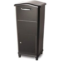 Elephantrunk Parcel Drop Box, Black, Cast Aluminum - $383.83