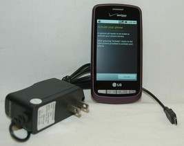 LG Vortex VS660V Verizon Wireless VIOLET Android Smartphone WiFi 3G Grade B - £8.98 GBP