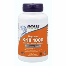 NOW Supplements, Neptune Krill, Double Strength 1000 mg, Phospholipid-Bound O... - $44.33