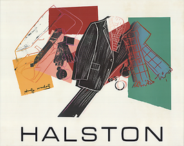 ANDY WARHOL Halston Advertising Campaign Poster, 1982 - £1,168.14 GBP