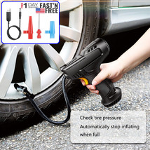 Cordless Wireless Car Air Pump Air Compressor Tire Inflator Usb Rechargeable 12V - £32.64 GBP