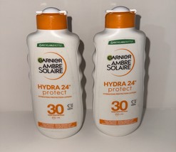 2x Garnier - Ambre Solaire Hydra 24H Protect Sun Cream SPF30 Anti Dry- 2... - $13.35