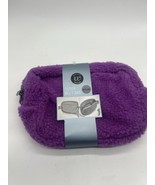 WAYLAND Teddy Belt Bag Women Fanny Pack Waist Light Purple Fleece Rave F... - $7.29