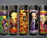 BETTY BOOP SET OF 5  ELECTRONIC LIGHTERS  - £12.61 GBP