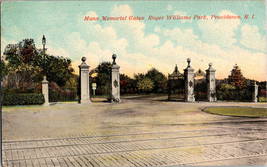 Mann Memorial Gates Roger Williams Park Providence Rhode Island - £5.15 GBP